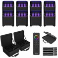 thumbnail image 1 of Chauvet DJ Freedom Par H9 IP X4 Complete Up-Lighting Kits with Handheld Remote Control & Utility Case Dual Package, 1 of 9