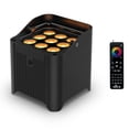 thumbnail image 1 of Chauvet DJ Freedom Par Q9 RGBA Wireless DMX Battery Par Wash Light+RFC-XL Remote, 1 of 14