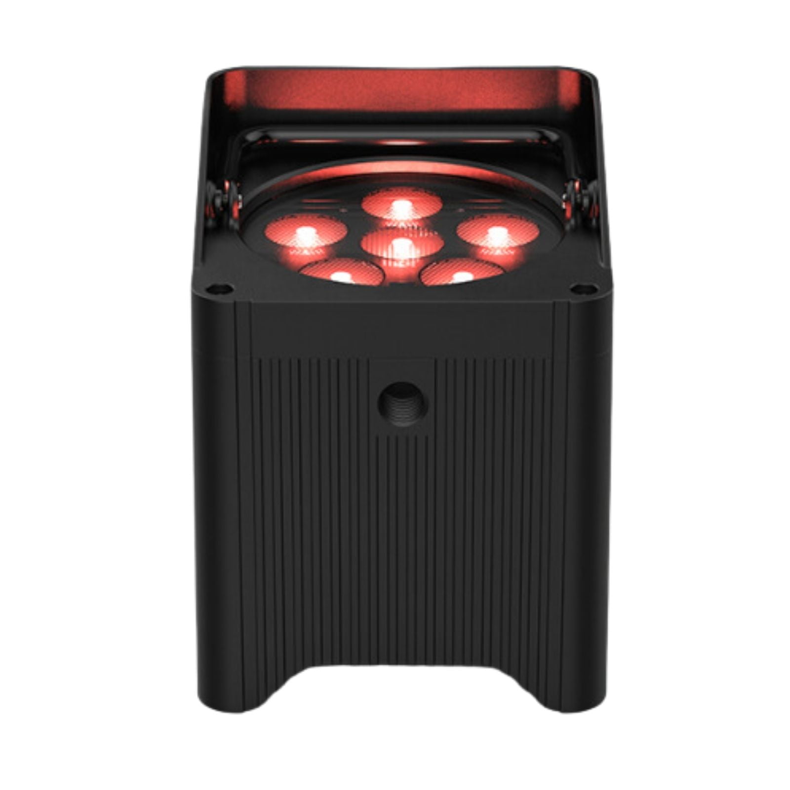 Black Compact Wireless RGB LED Light Fixture