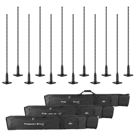 Chauvet DJ Freedom Stick X4 Free-Standing LED Arrays Twelve Package