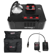 Chauvet DJ Geyser P7 RGBA+UV Pyrotechnic-Like Fog Machine with Multi-Purpose Padded Utility Case Package