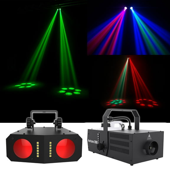 Chauvet DJ Hurricane 2000 DMX Fog Machine Fogger W/ Built-In Timer+Effect Light