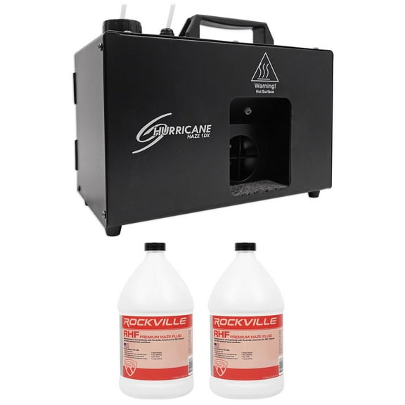 Chauvet DJ Hurricane Haze 1DX Water Based Haze Machine Hazer+(2) Gallons Fluid