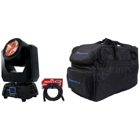 Chauvet DJ Intimidator Beam Q60 60w RGBW LED Moving Head Beam Light+Bag+Cable