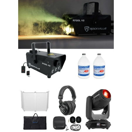 Chauvet DJ Intimidator Hybrid 140SR Moving Head Light+Facade+Fogger+Headphones