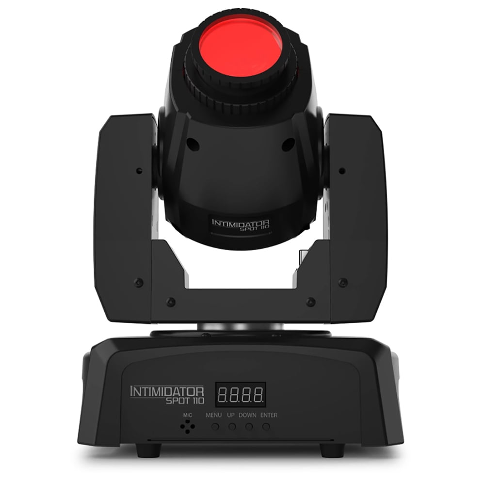 Compact Intimidator LED Spotlight with Dynamic Color & Gobo Wheels