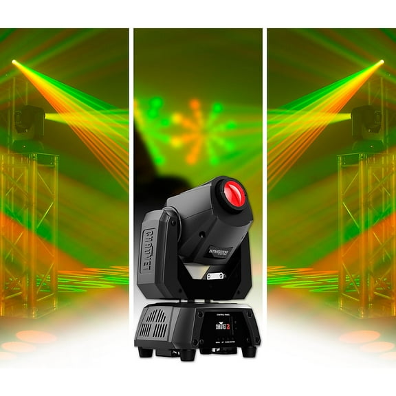 Chauvet DJ Intimidator Spot 160 60w DMX Moving Head Beam Light w/LCD+Totem Mode