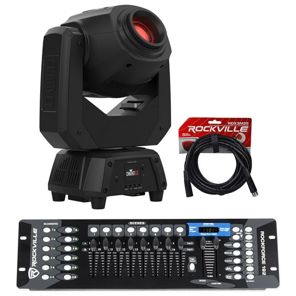 Chauvet DJ Intimidator Spot 60 ILS 70w Compact Moving Head Light+DMX Controller