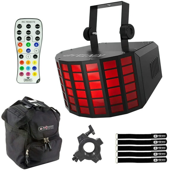 Chauvet DJ Kinta HP High-Powered Quad-Color RGBW & CMYO LED Effect Light with Carry Case & Remote Control Package