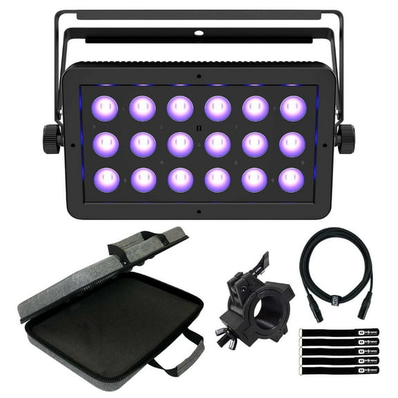 Chauvet DJ LED Shadow 2 ILS Blacklight Panel Wash with Carrying Case Package