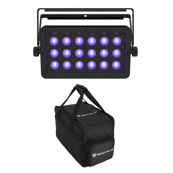 Chauvet DJ LED Shadow 2 ILS DMX Black Light w/Eye Candy Effects D-Fi USB+Bag