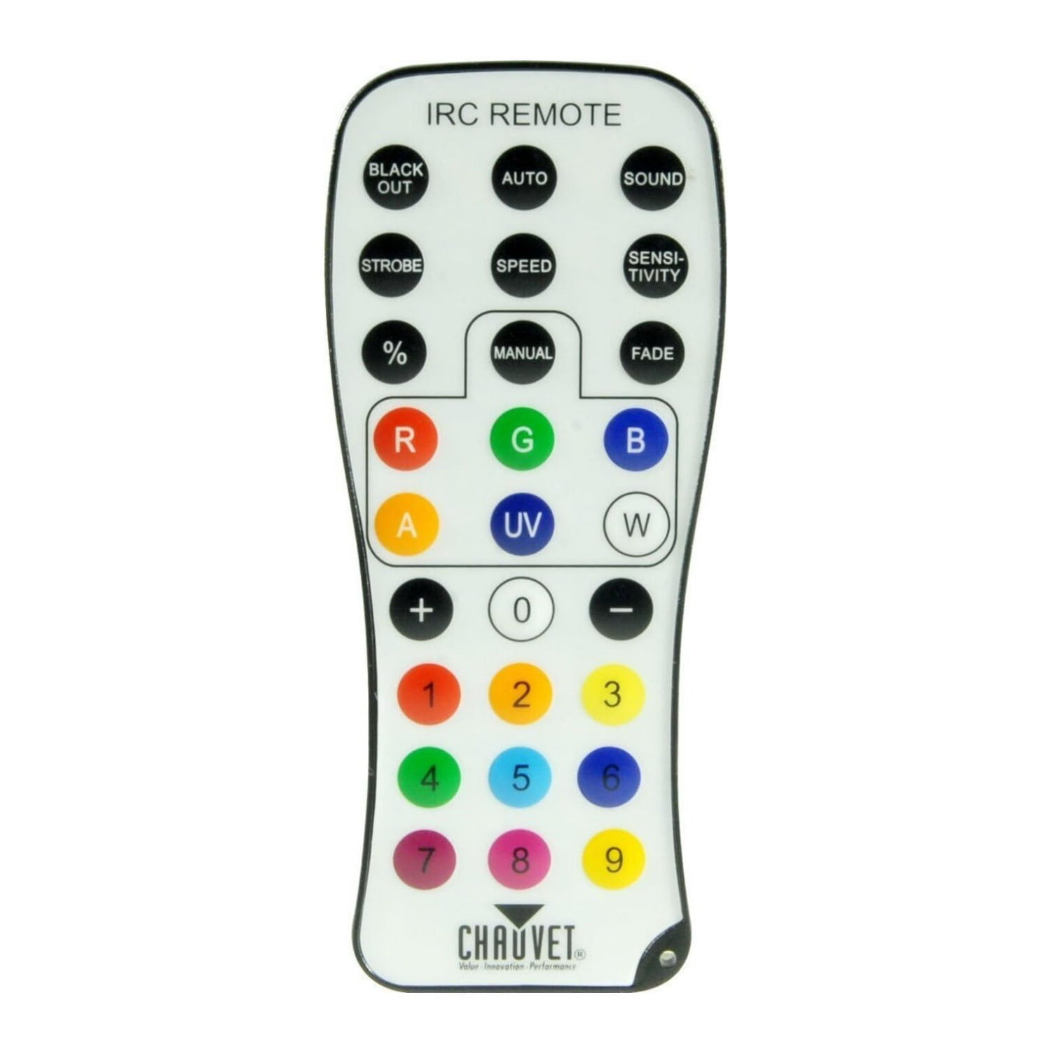 Chauvet DJ IRC-6 Infrared Remote Control with Pre-Programmed Light Shows and Color Mixing Options