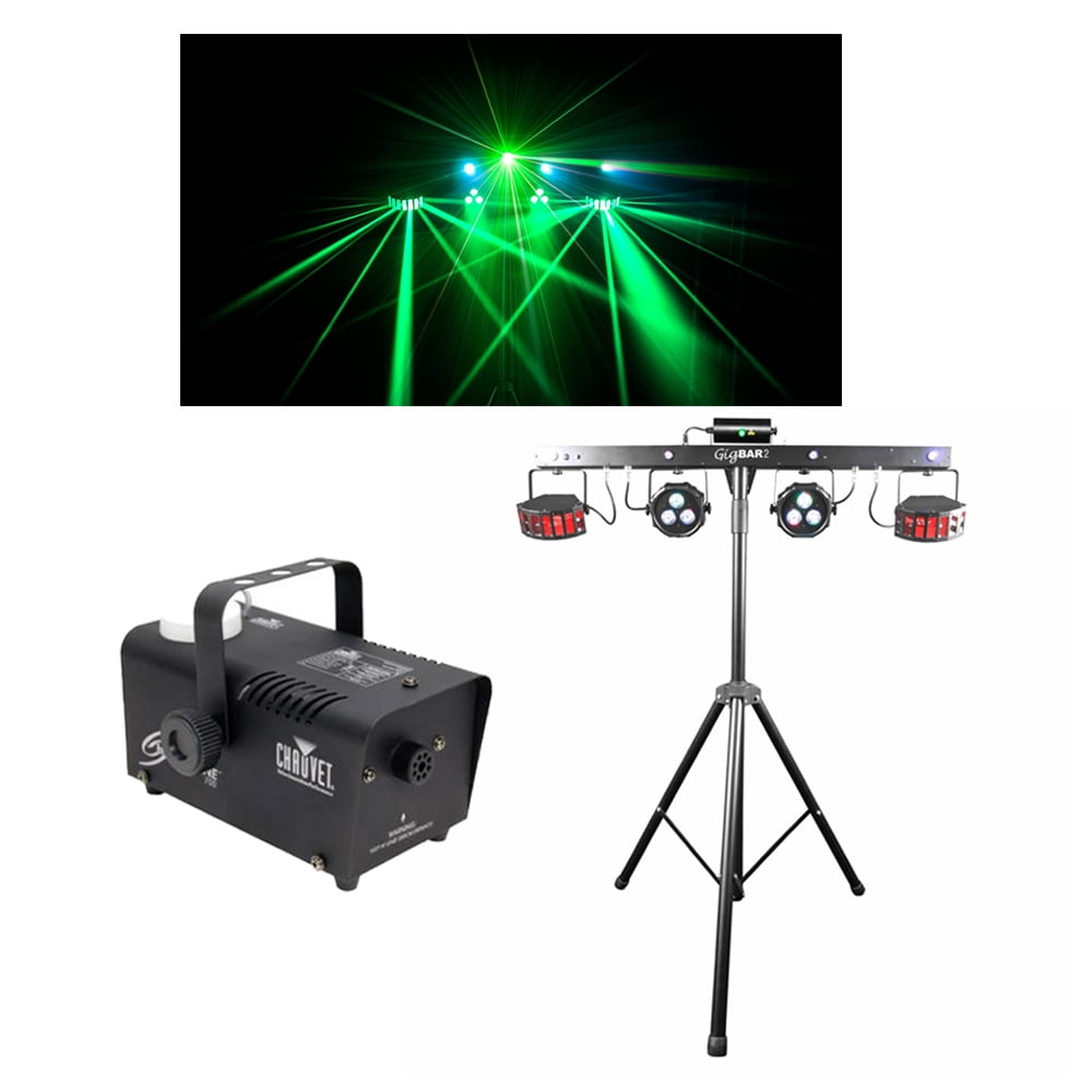Chauvet DJ Lighting GigBAR 2 Multi Effect 4 in 1 LED Light w/ Fog Machine New