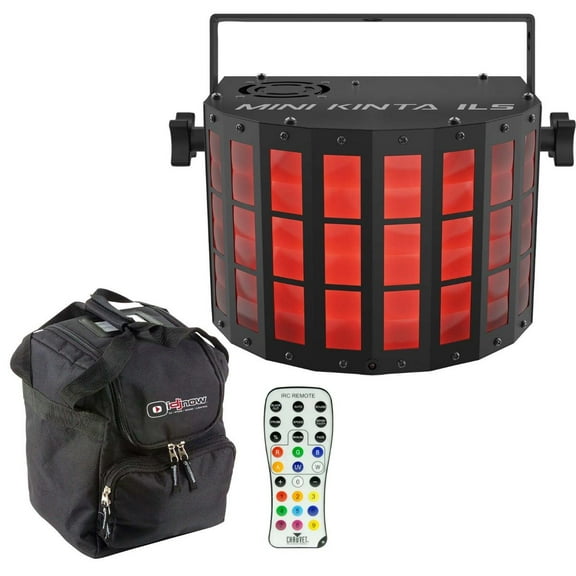 Chauvet DJ MINIKINTAILS ILS Mini LED Effect Light with Protective Lighting Utility Case Package