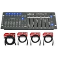 thumbnail image 1 of Chauvet DJ Obey 6 Compact Universal 6 Ch. DMX DJ MIDI FX Controller+4 DMX Cables, 1 of 9