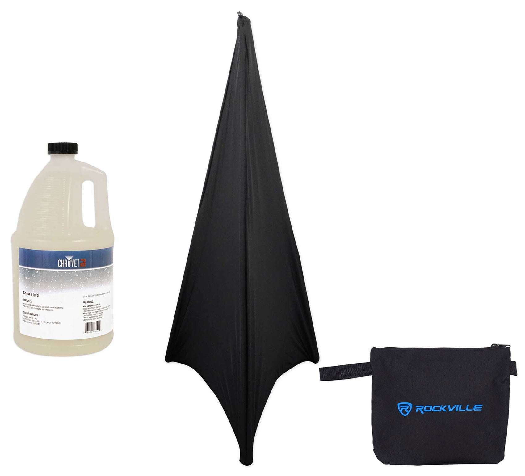 Chauvet DJ SJU Gallon Of Snow Machine Fluid Non-Toxic Non-Flammable+Free Scrim