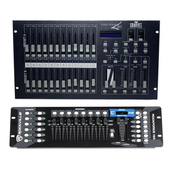 Chauvet DJ STAGE DESIGNER 50 48-Channel DMX Dimmer Controller+192-Ch Controller