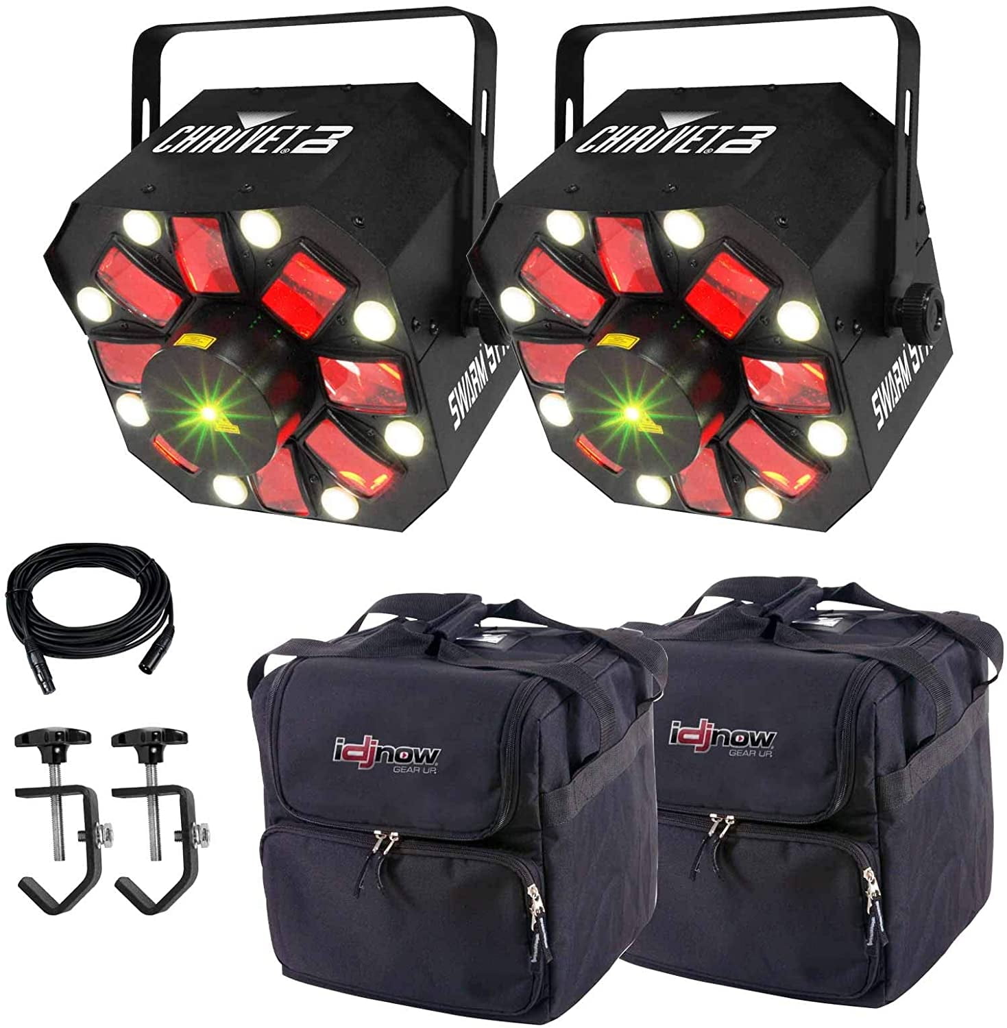Chauvet DJ SWARM5FXILS ILS 3-in-1 LED Effect Lights Duo Package