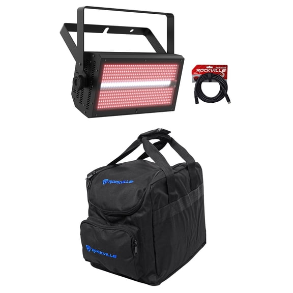 Chauvet DJ Shocker Panel FX Blinder/Wash/Eye Candy Effect Light+Bag+DMX Cable