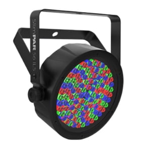 Chauvet DJ SlimPAR 56 ILS Compact Wash Light with 108 Tri-Color RGB LEDs and Master/Slave & DMX Modes for Event and Stage Lighting
