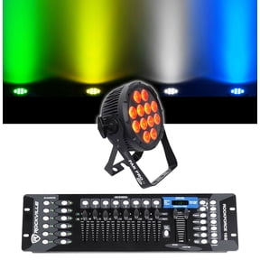 Chauvet DJ SlimPar Pro H USB D-Fi RGBAW+UV LED Par Can Wash Light+DMX Controller