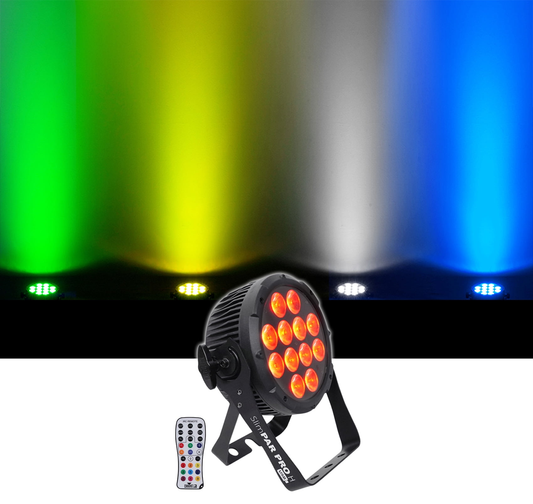 Chauvet DJ SlimPar Pro H USB D-Fi RGBAW+UV LED Par Can Wash Light Fixture+Remote