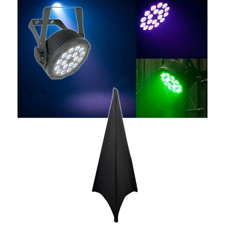 Chauvet DJ Slimpar Pro Tri RGB LED Par Can Wash Light SLIMPARPROTRI+Free Scrim