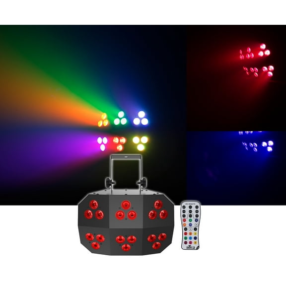Chauvet DJ Wash FX 2 DMX RGB+UV Eye Candy Effect Dance Floor Wash Light+Remote