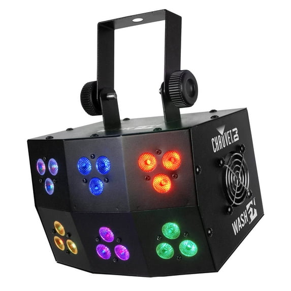 Chauvet DJ Wash FX Custom 4 Watt Tri-Color LED Pixel-Mapping DMX Light Effect