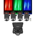 thumbnail image 1 of Chauvet Freedom Q1N (4) RGB+WW Pin Spot Wireless DMX Rechargeable Wash Up-Lights, 1 of 11