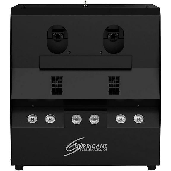 Chauvet HBUBBLEHAZEX2Q6 Atmospheric Bubble Haze Machine with 6 RGB + UV LEDs