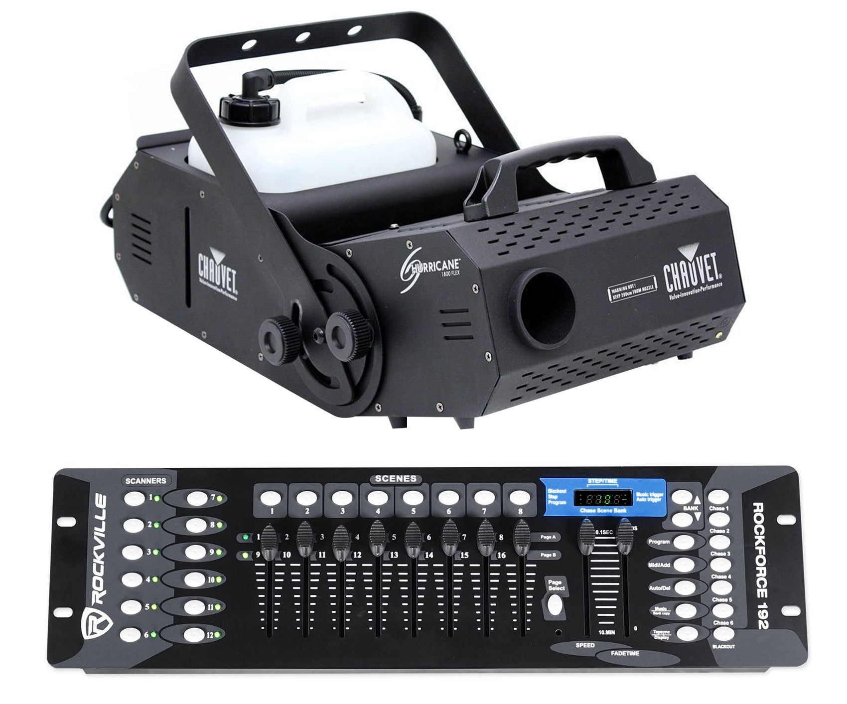 Chauvet HURRICANE H-1800 FLEX Fog/Smoke Machine H1800+192-Channel DMX Controller
