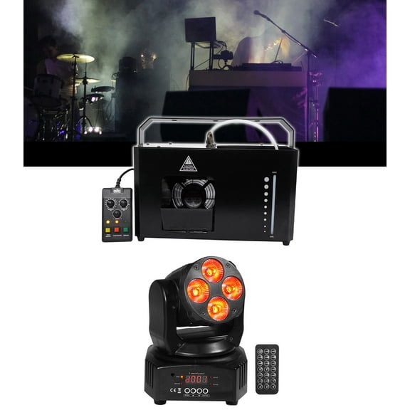 Chauvet Hurricane Haze 4D DMX Water Based Haze Machine Hazer+RGBW Moving Head