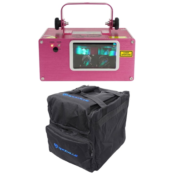 Chauvet Scorpion Dual RGB ILS Fat Beam Laser Aerial Sky Effect Light + Carry Bag