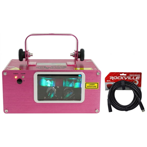 Chauvet Scorpion Dual RGB ILS Fat Beam Laser Aerial Sky Effect Light + DMX Cable