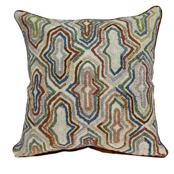 Chava Transitional Multi-color-color Pillow Cover with Poly Insert