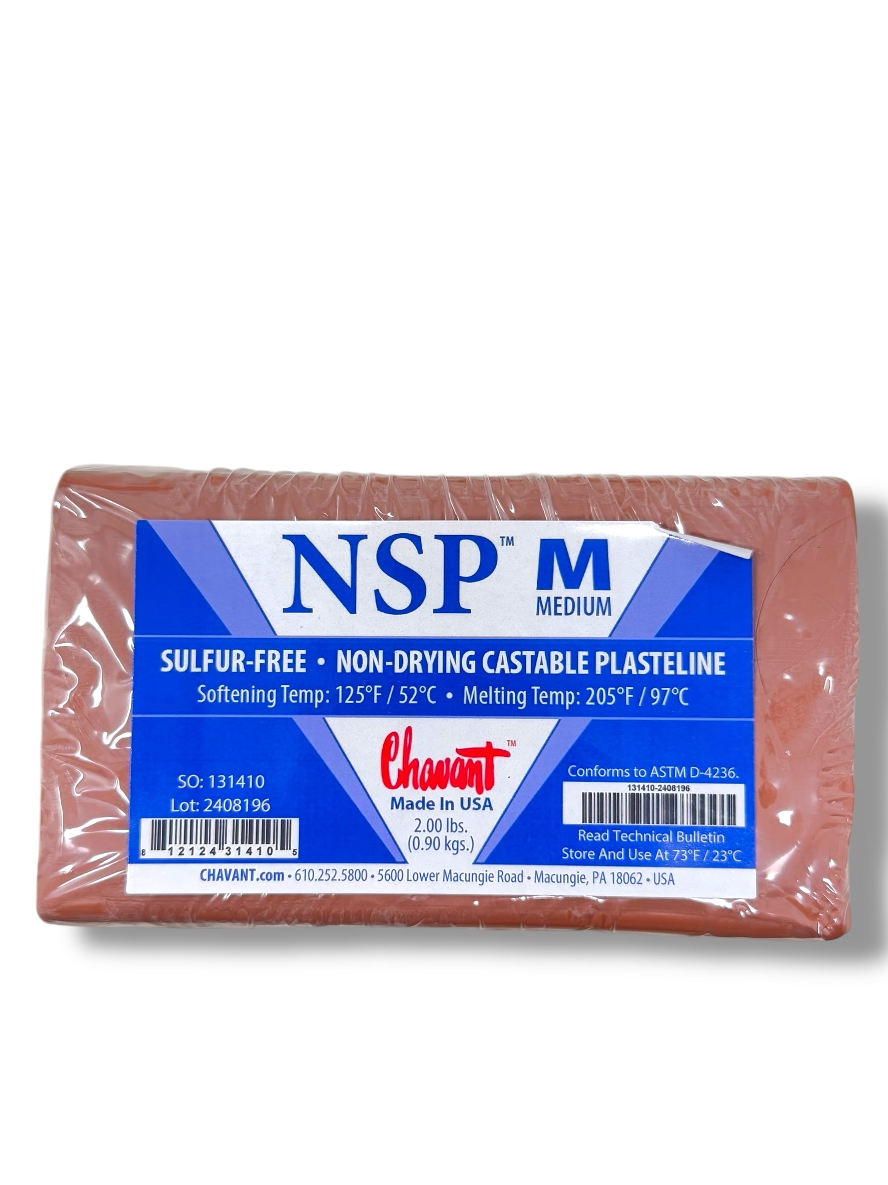 Chavant - NSP - Medium Brown ( 2lb Brick )
