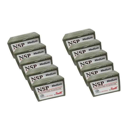 Chavant - NSP - Medium Green 10x Bricks ( 20lbs )