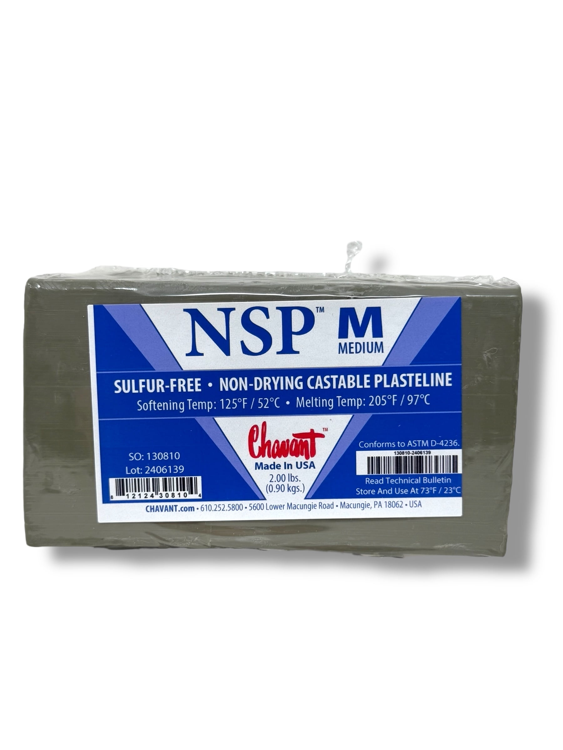 Chavant - NSP - Medium Green ( 2lb Brick )