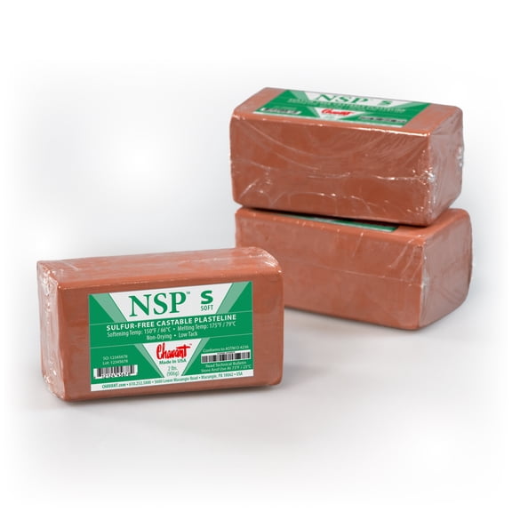 Chavant NSP Soft 2 Lb Brick - Brown