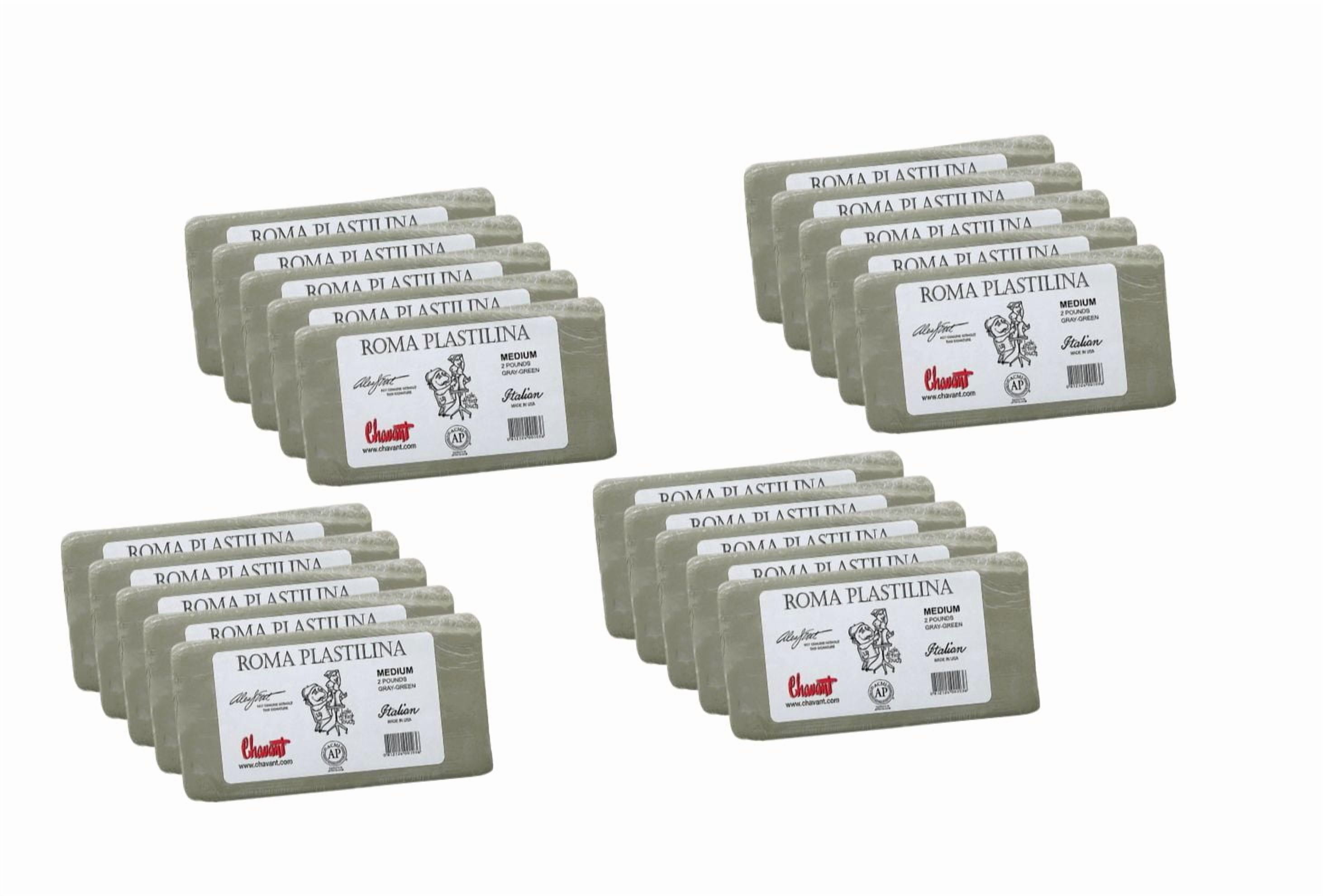Chavant - Renaissance Plastilina - Medium (Roma) - 20x Bricks ( 40lbs )
