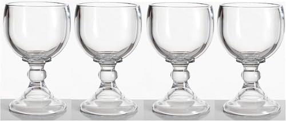 Chavelas 4-Shrimp Cocktail Schooner Beer Chavela Glasses Mexican Jarro de Vidrio Glass Copa De C?ctel De Camarones 7"X4.5" Large