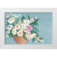 thumbnail image 1 of Chavez, April 14x11 White Modern Wood Framed Museum Art Print Titled - Blue Bouquet, 1 of 4
