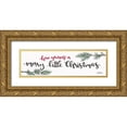 thumbnail image 1 of Chavez, April 14x7 Gold Ornate Wood Framed with Double Matting Museum Art Print Titled - Have Yourself a Merry Little Christmas, 1 of 4