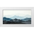 thumbnail image 1 of Chavez, April 18x11 White Modern Wood Framed Museum Art Print Titled - Blue Ridge Mountain Range I, 1 of 4