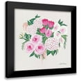 thumbnail image 1 of Chavez, April 20x20 Black Modern Framed Museum Art Print Titled - Blush Bouquet, 1 of 5
