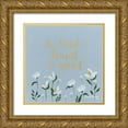thumbnail image 1 of Chavez, April 20x20 Gold Ornate Wood Framed with Double Matting Museum Art Print Titled - Be Kind, Honest and Good, 1 of 4