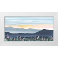 thumbnail image 1 of Chavez, April 32x18 White Modern Wood Framed Museum Art Print Titled - Sunset Over the Blue Ridge, 1 of 4