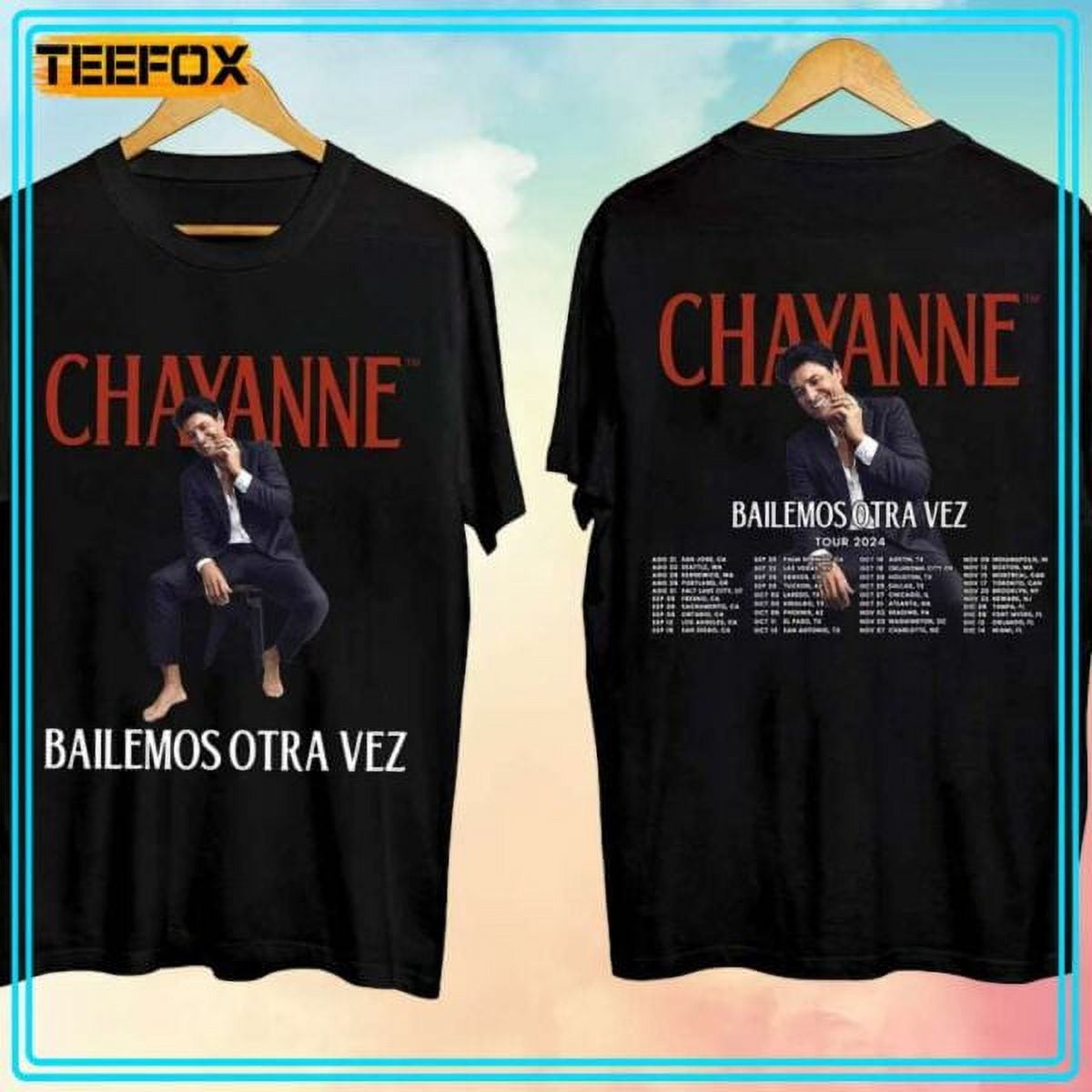 Chayanne Bailemos Otra Vez Tour 2024 Unisex TShirt