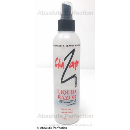 Chazap Liquid Razor Reinforce Sharp Crisp Hairline For Hair and Bear Shaving 8 oz